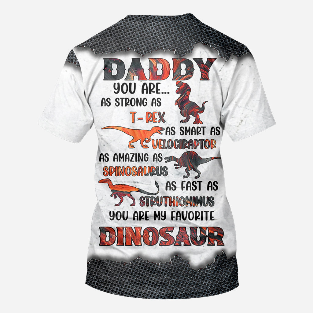 Don't Mess With Daddysaurus - Personalized Father All Over Shirt