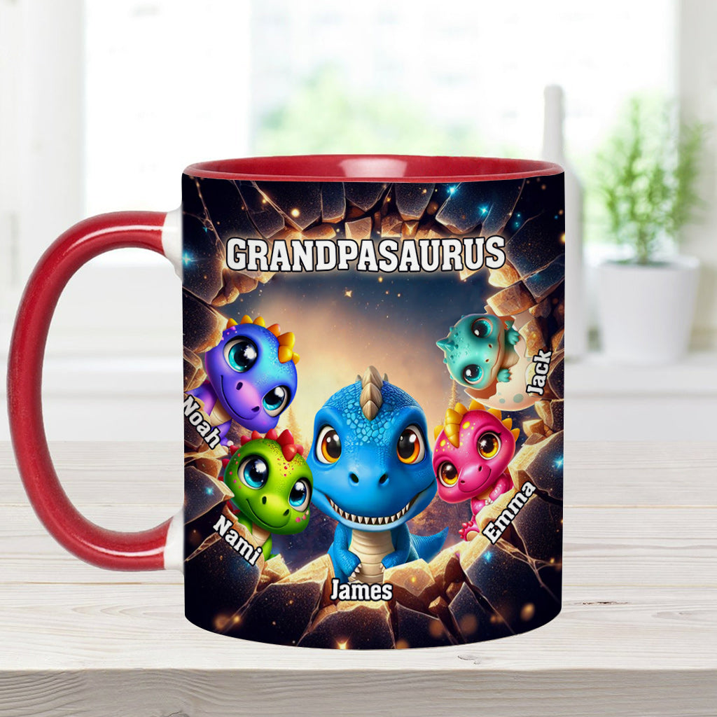 Grandpasaurus - Personalisierte Tasse mit Opa-Akzent
