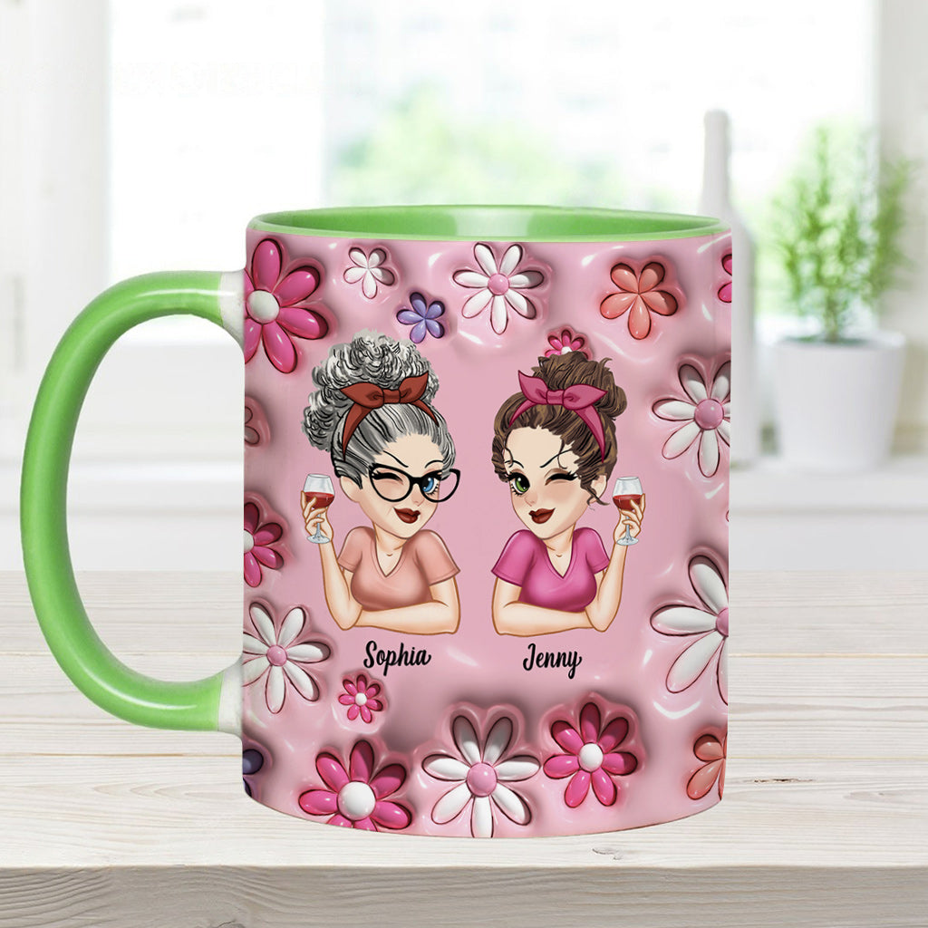 To My Daughter - Personalized Daughter Accent Mug