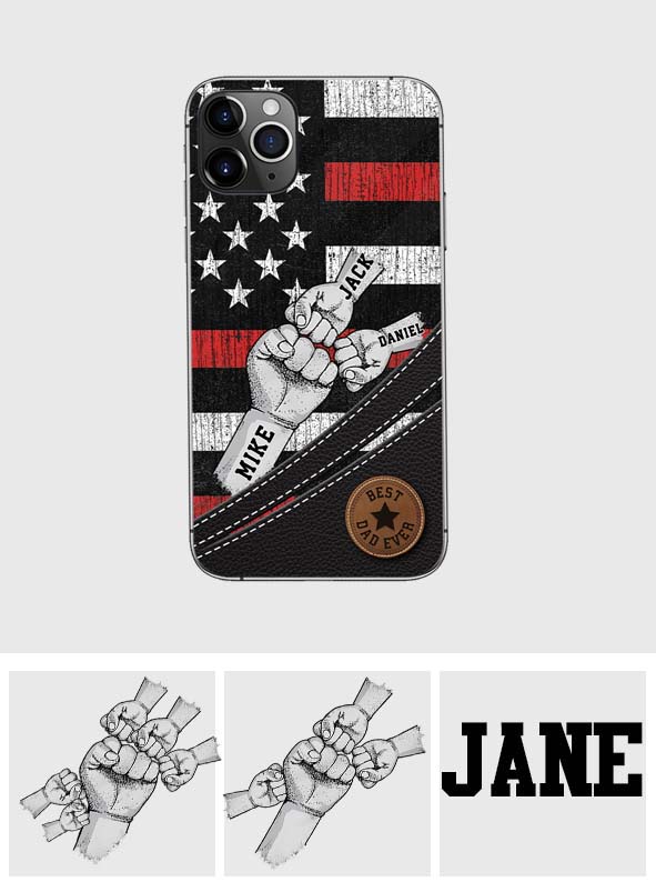 Wolf Pack - Personalized Father Phone Case