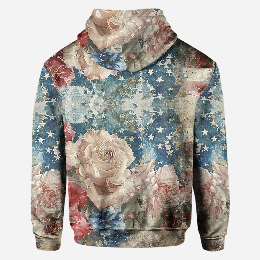 T-shirt personnalisé « Cowgirl américaine » - T-shirt intégral « Country Girl »