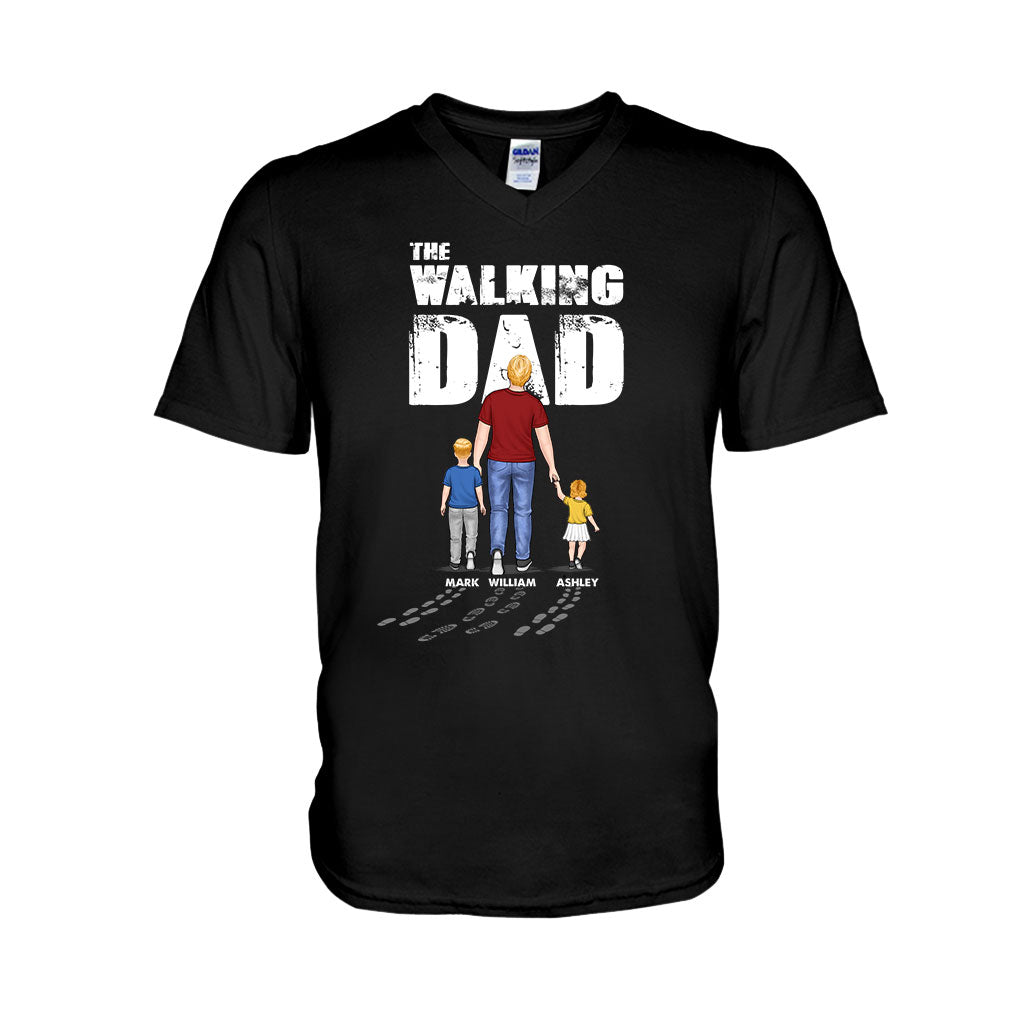 The Walking Dad - Personalized Father T-shirt And Hoodie
