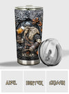 Viking Warrior Drinking Legend Raise Your Horn - Personalized Viking Tumbler