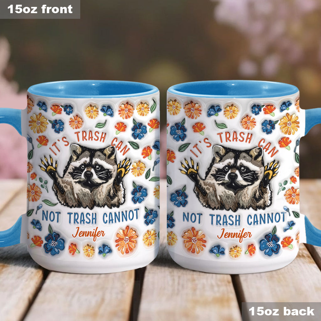 Funny Motivation Raccoon - Personalized Raccoon Accent Mug