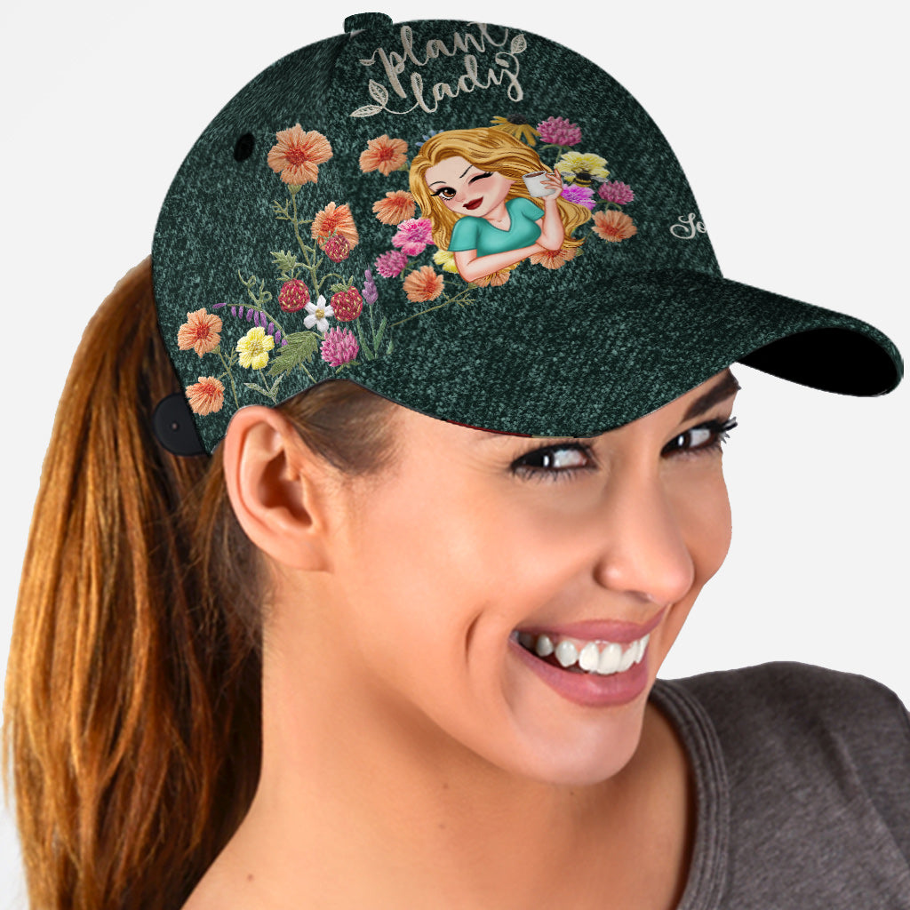 Plant Lady Wild Flowers - Personalized Gardening Classic Cap