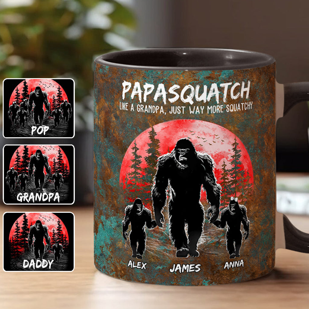 Grandpasquatch - Personalized Father Accent Mug