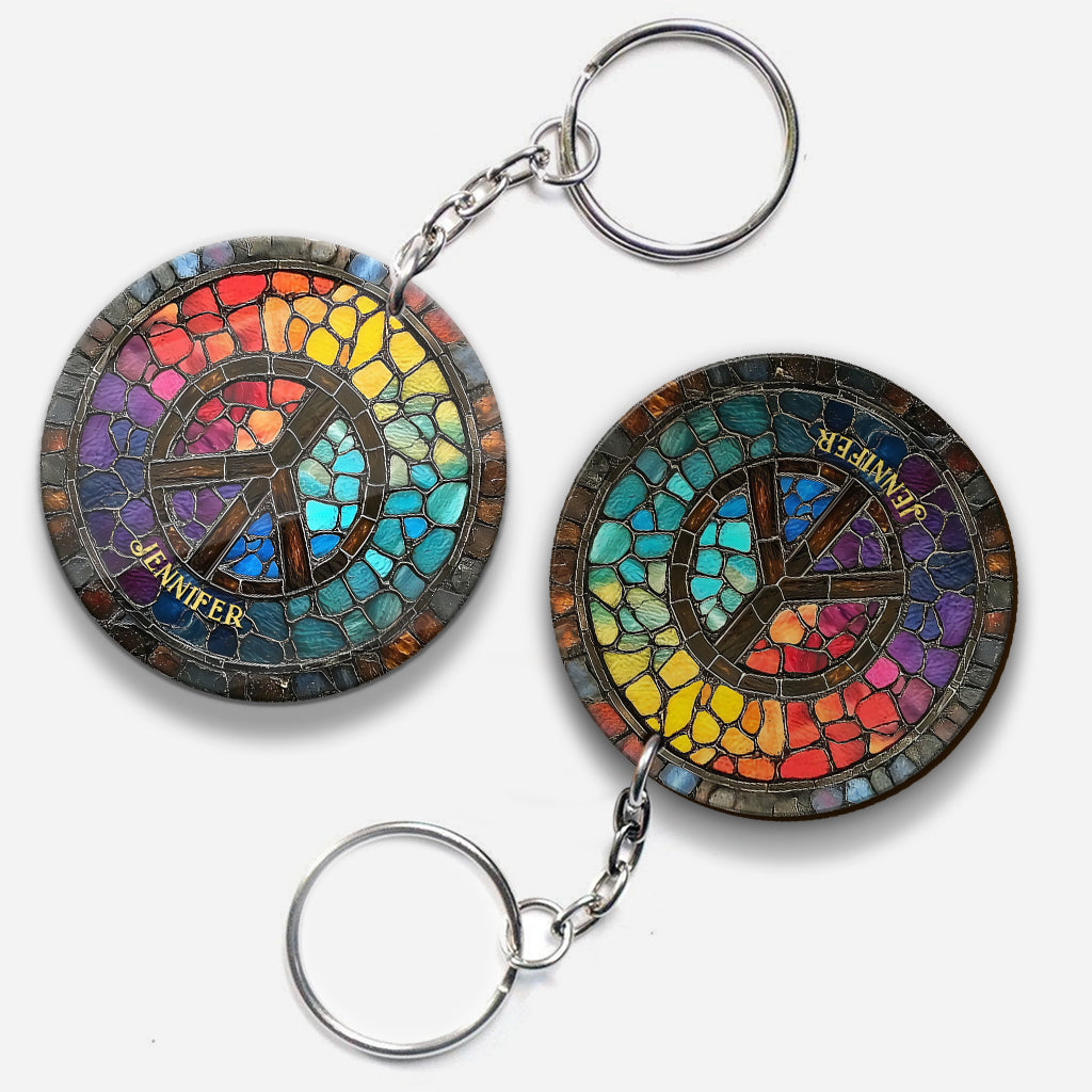 Hippie Soul - Personalized Hippie Keychain