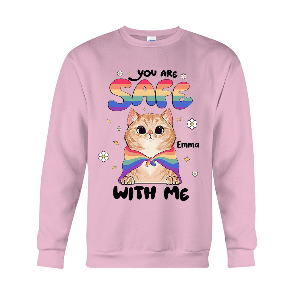 You Are Safe - Personalized LGBT Support T-shirt And Hoodie
