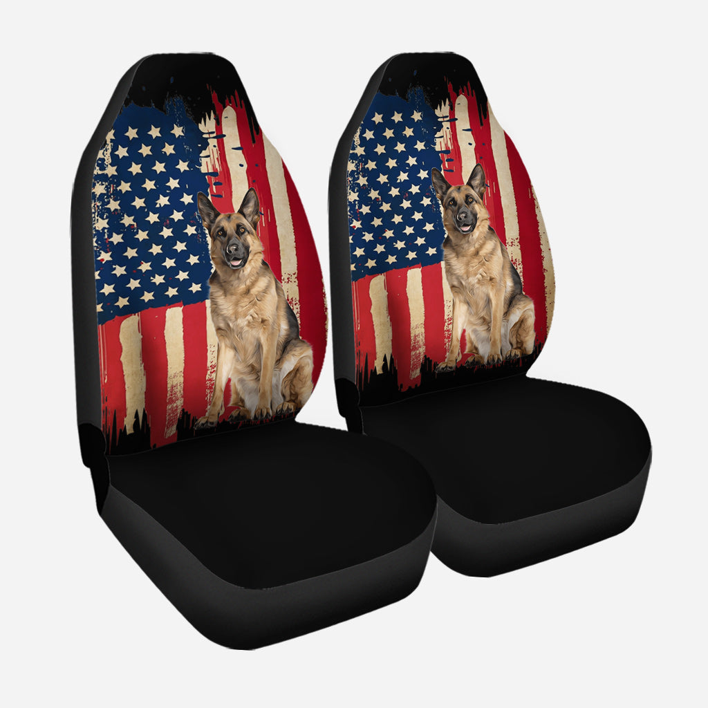 Drapeau pour chiot - Housses de siège personnalisées pour chien