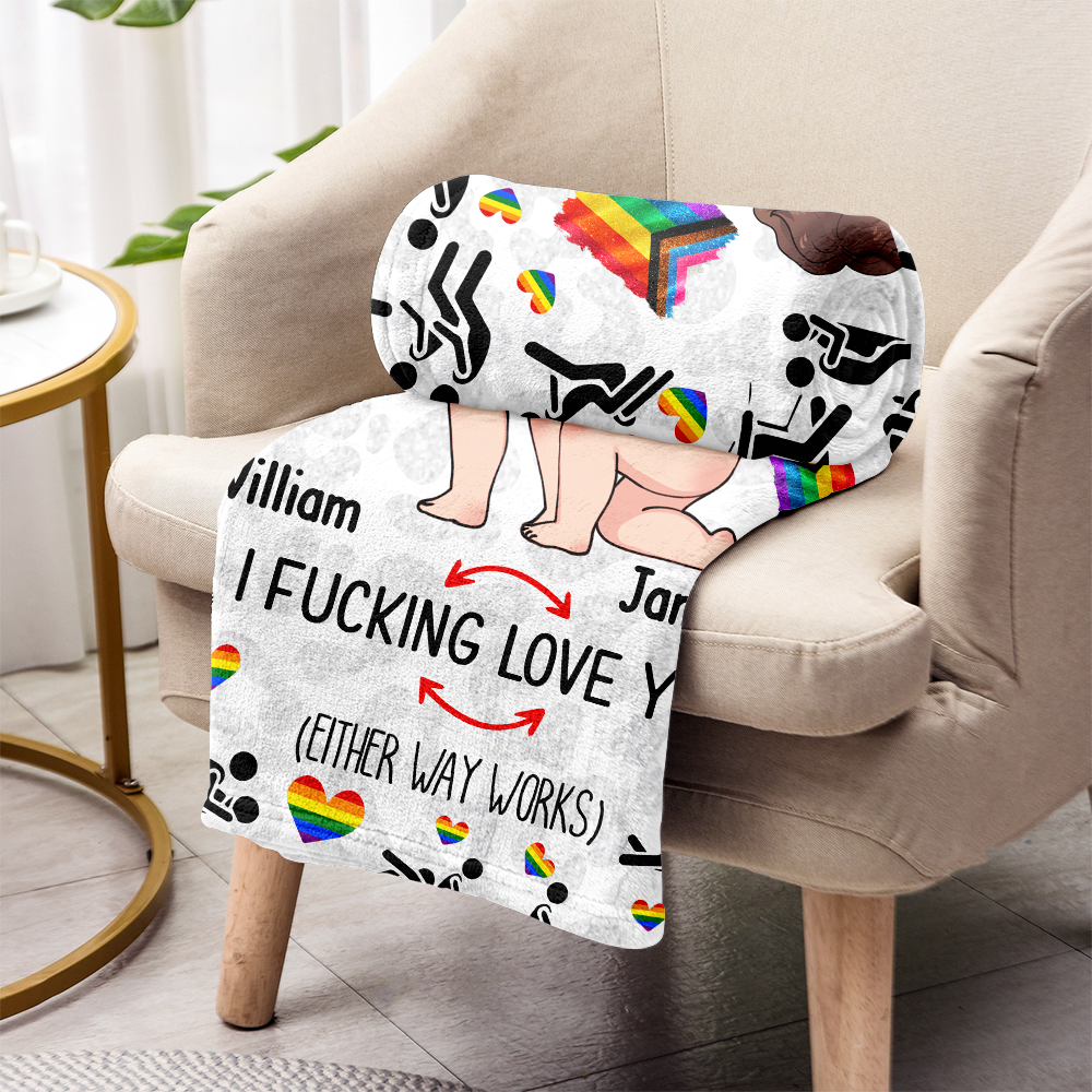 Je t'aime - Couverture de soutien LGBT personnalisée