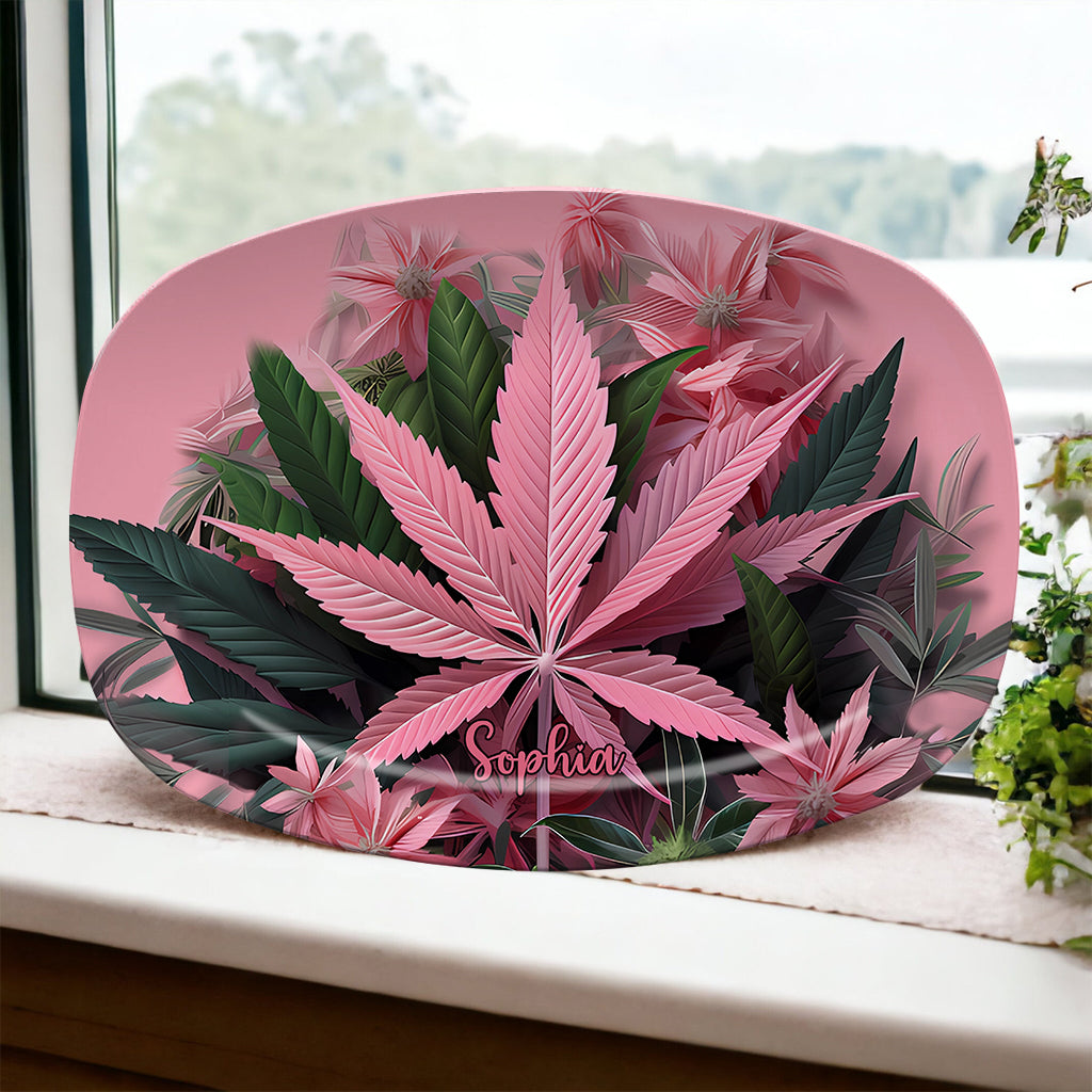 Pink Stoner Chick – Personalisierter Weed-Teller