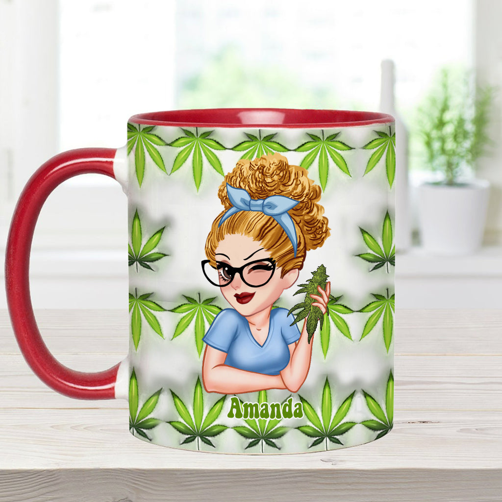 Pretty Little Pothead - Personalized Weed Accent Mug
