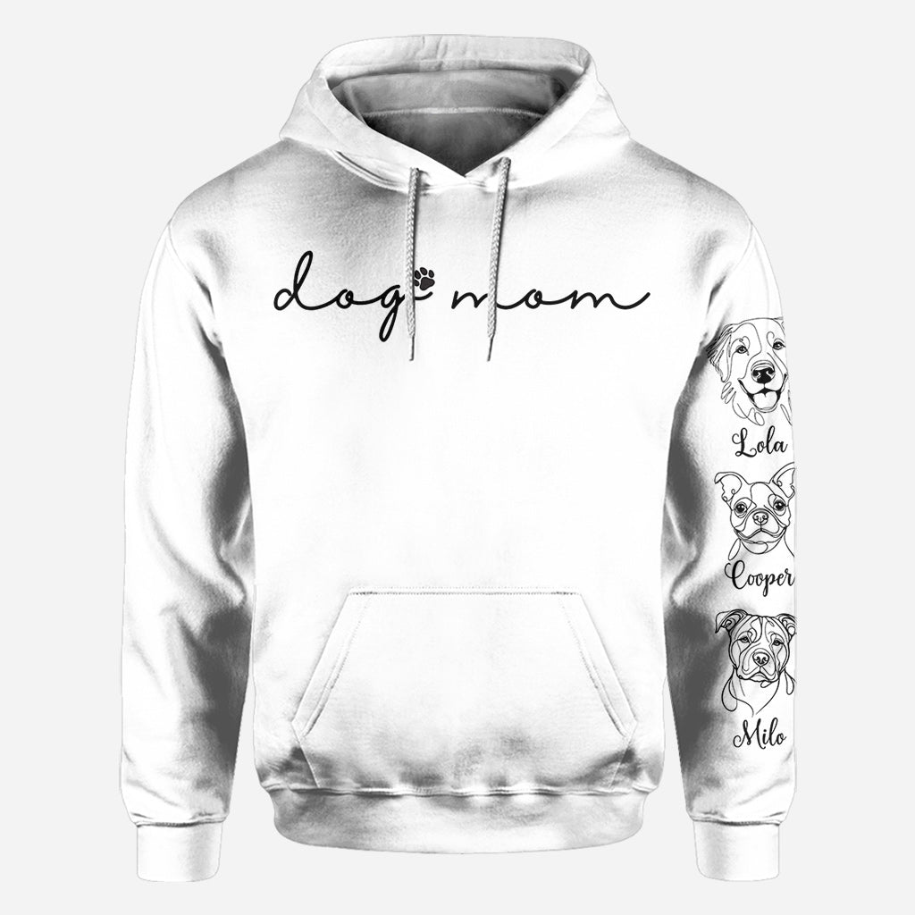 Hundemama - Personalisiertes T-Shirt mit Hundemotiv