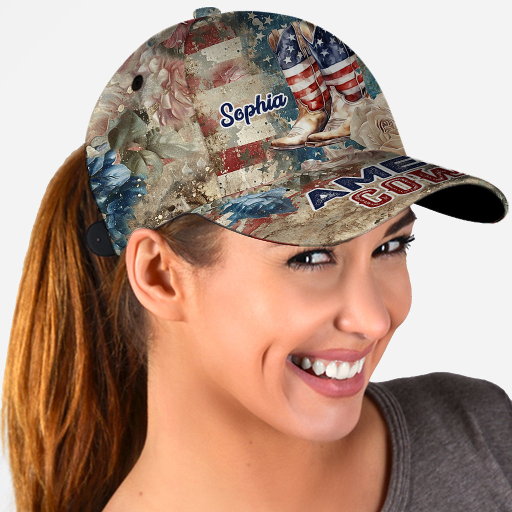 American Cowgirl - Personalized Country Girl Classic Cap