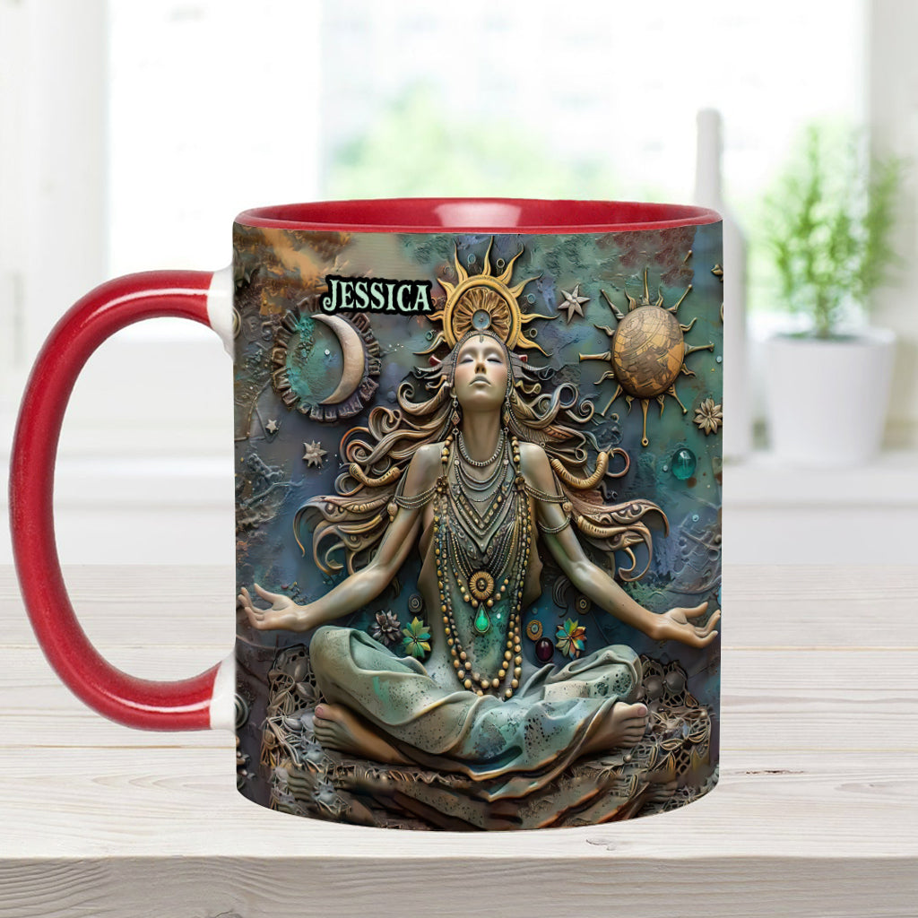 Lose Your Mind Find Your Soul - Personalized Yoga Accent Mug