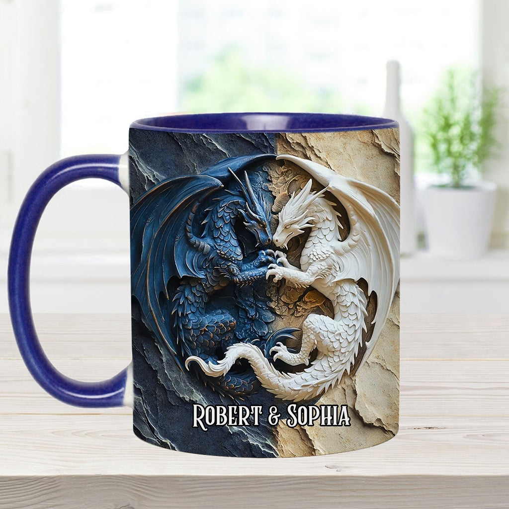 Mug personnalisé « J’adore les dragons »
