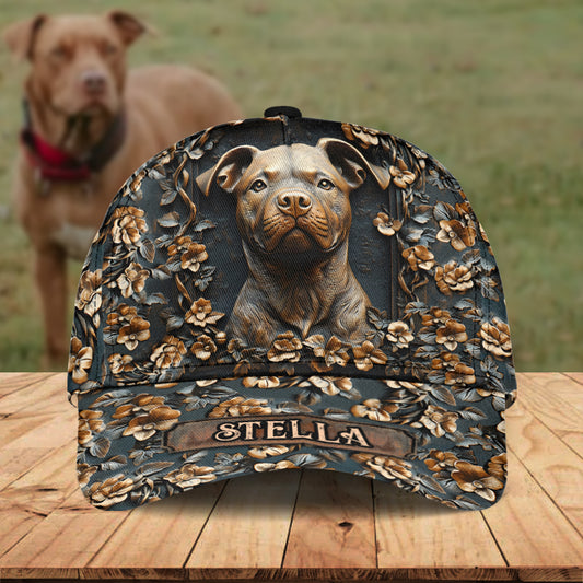 Strong Pitbull - Personalized Dog Classic Cap