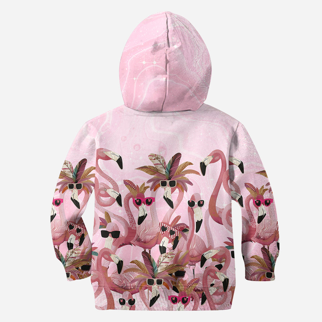 Pink Flamingo - Personalized Flamingo Hoodie and Leggings