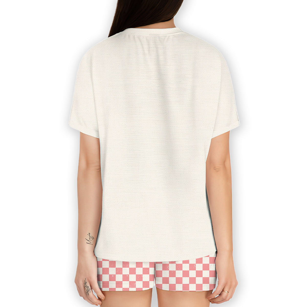 Feral Girl Sommer – Personalisiertes Waschbär-Shirt und Damen-Shorts