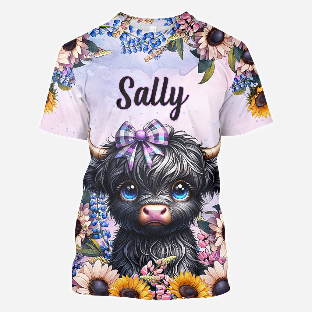 T-shirt personnalisé « Petite vache mignonne »