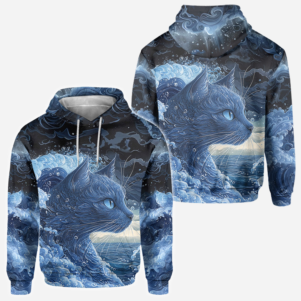The Blue Cat Wave - Cat All Over Shirt