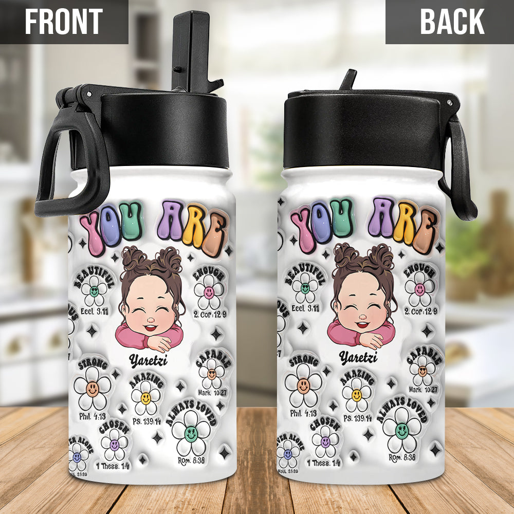 You Are Always Loved - Personalized Kid Kids Water Bottle