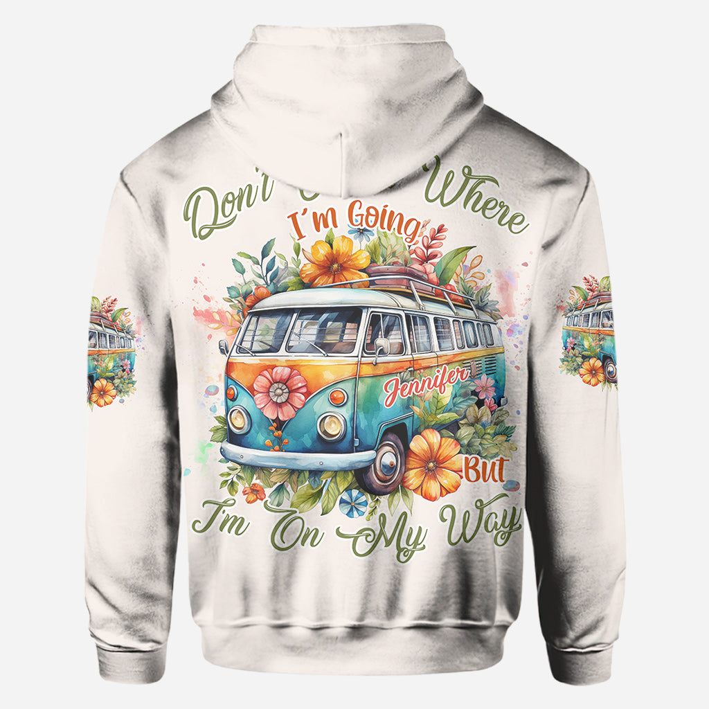 On My Way - Personalized Hippie All Over Shirt