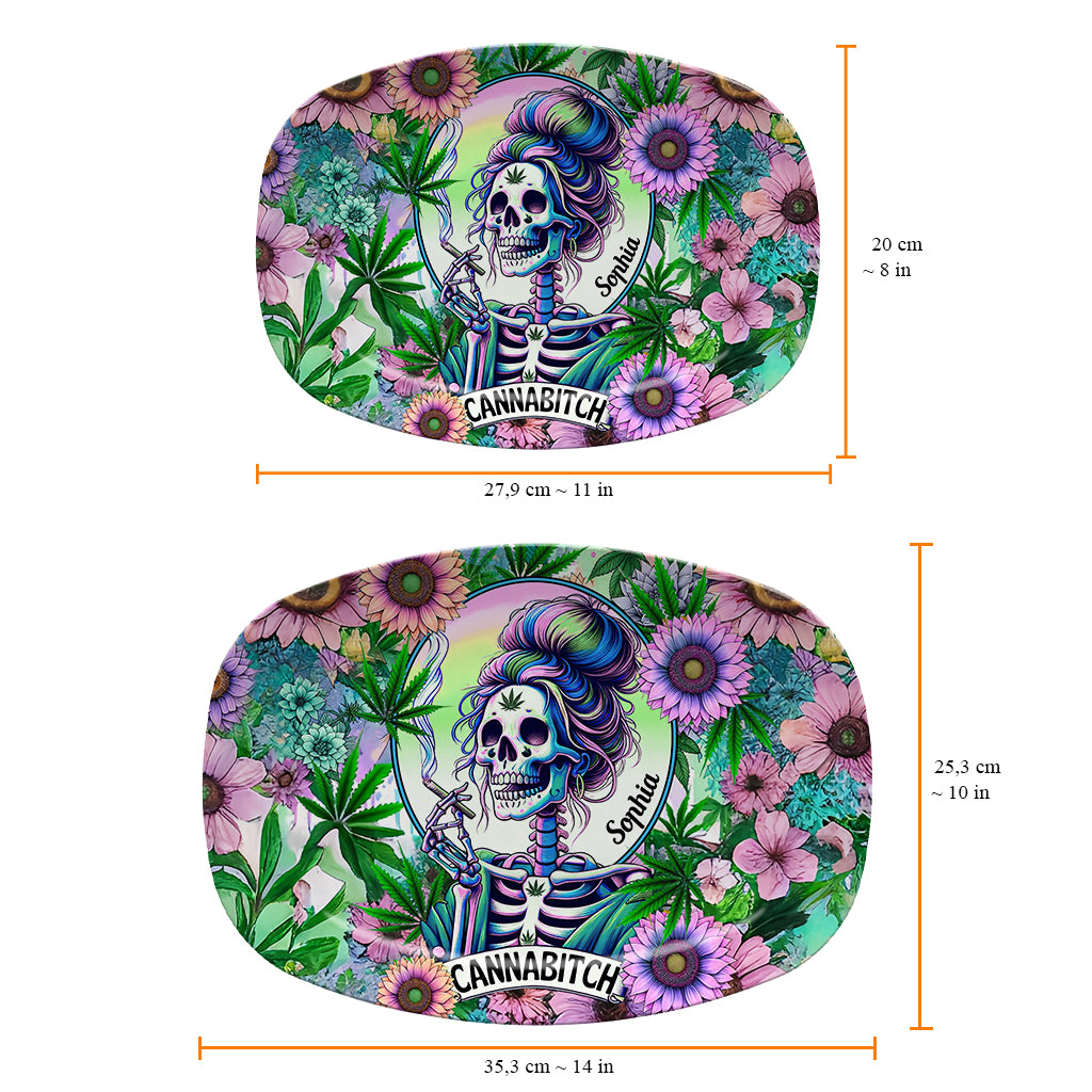 Cannabitch - Personalized Weed Plate