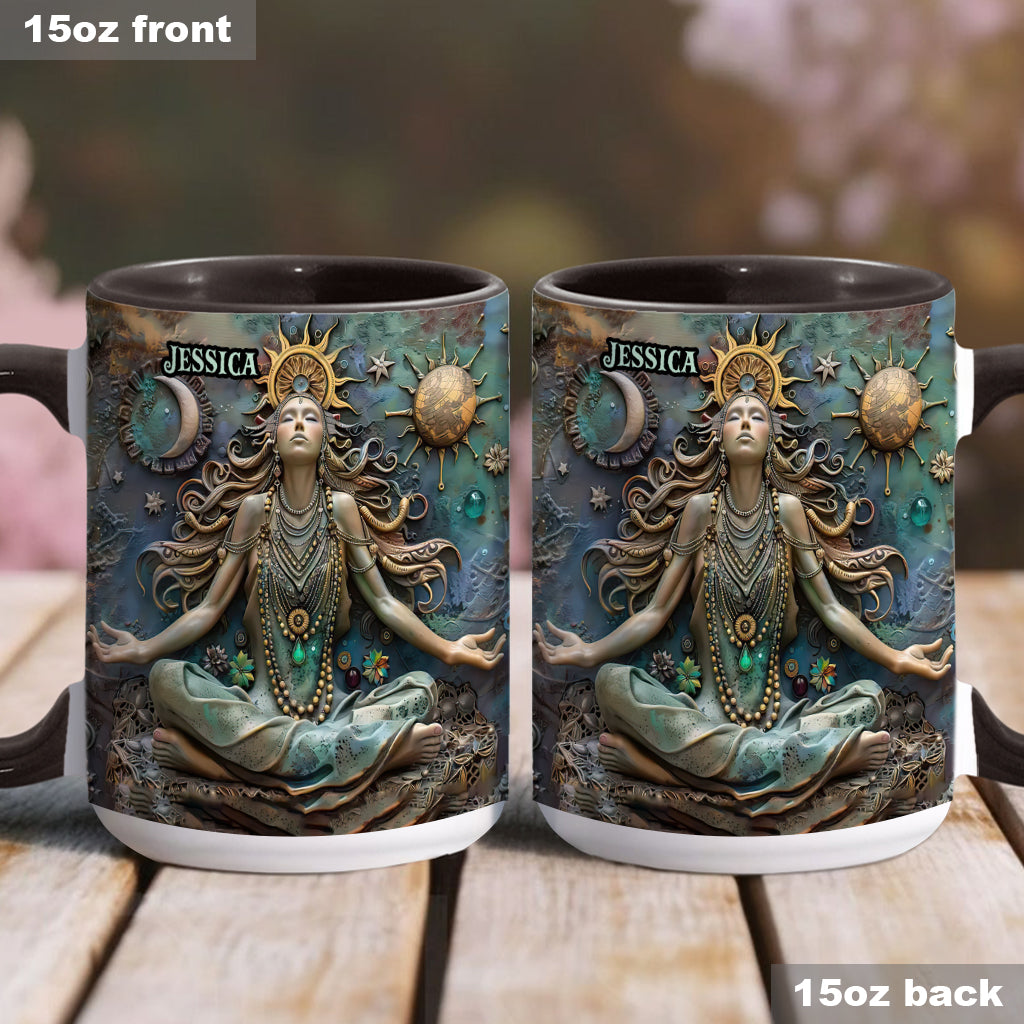 Lose Your Mind Find Your Soul - Personalized Yoga Accent Mug
