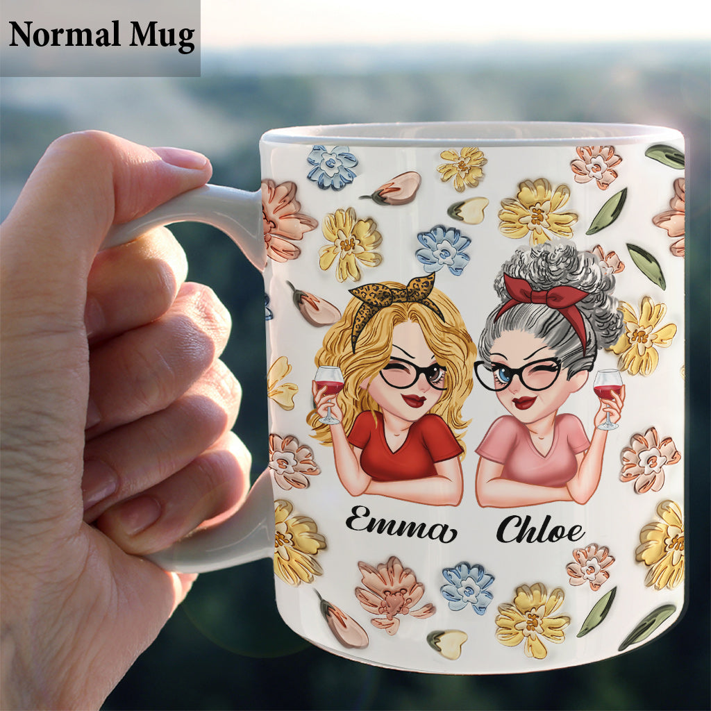 First My Mother Forever My Friend - Personalized Mother Mug