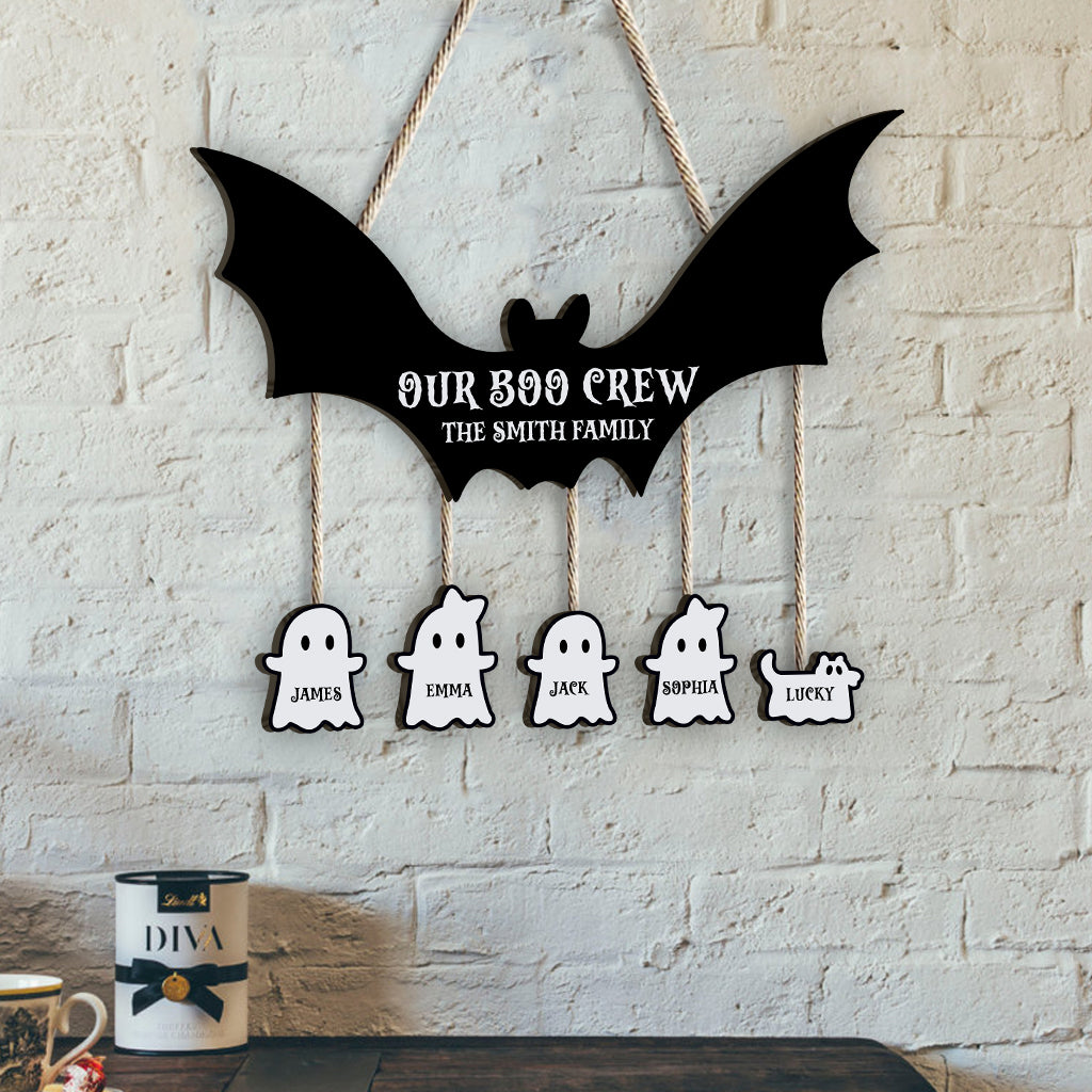 Our Boo Crew - Personalized Family Pallet Wood Sign