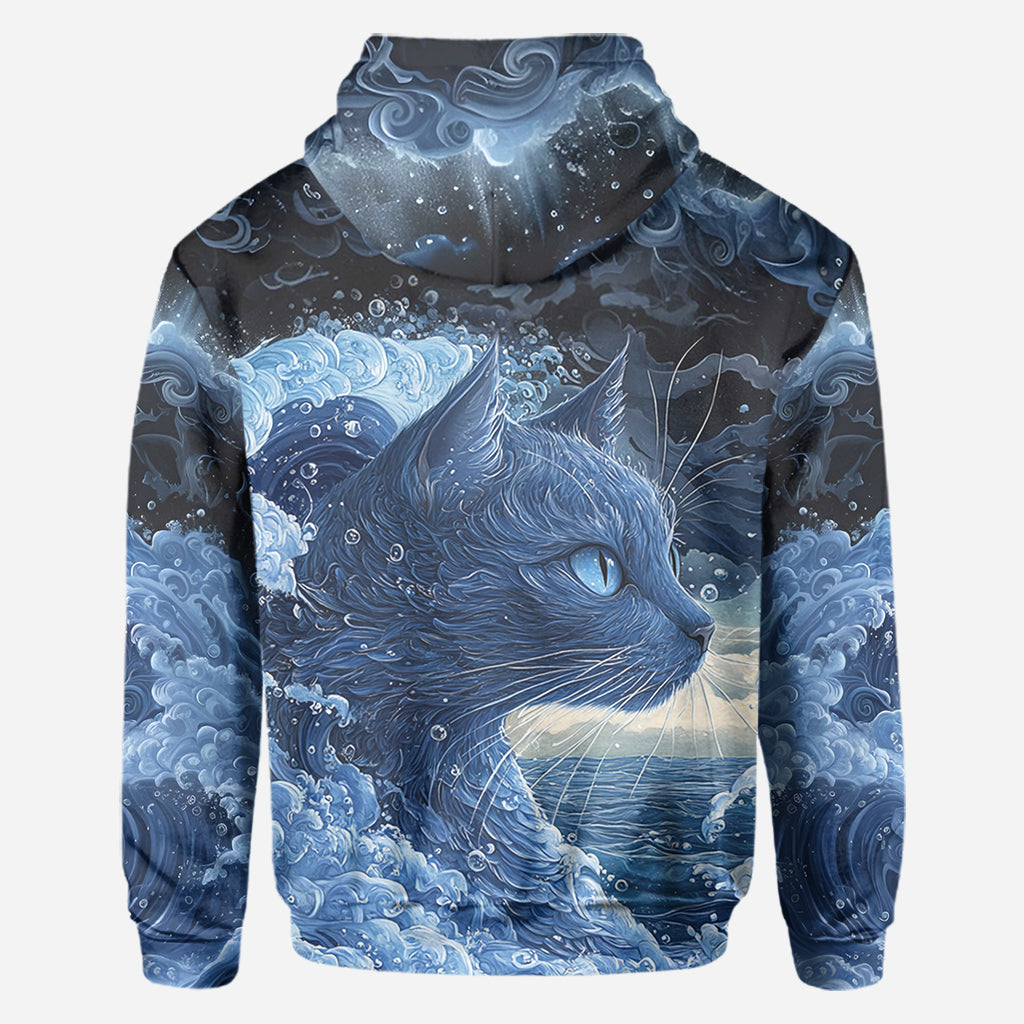 The Blue Cat Wave - Cat All Over Shirt