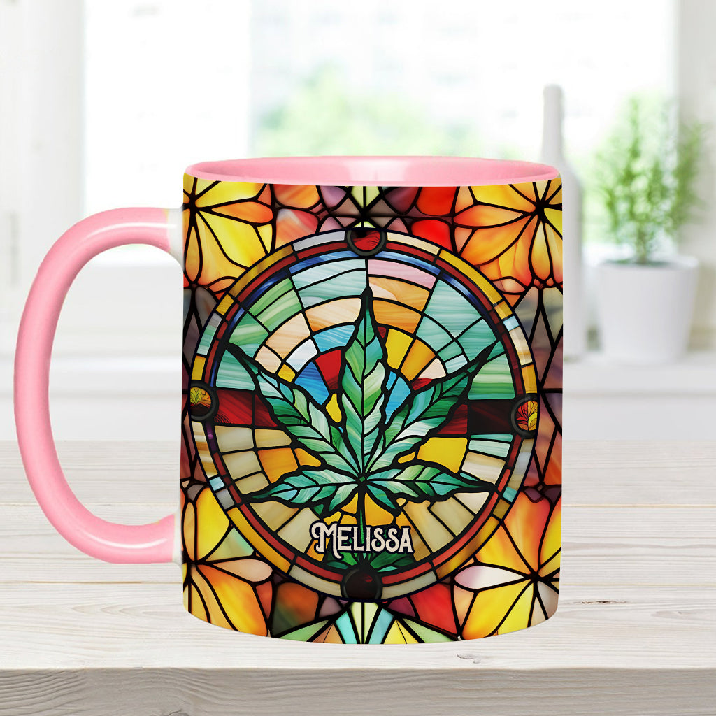 It's 420 somewhere - Personalized Weed Accent Mug