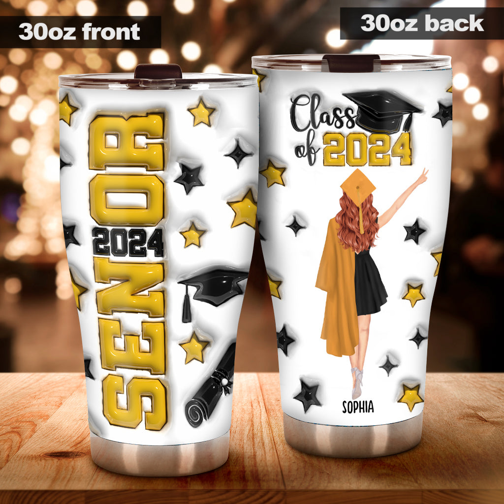 Class Of 2024 - Personalized Graduation Tumbler