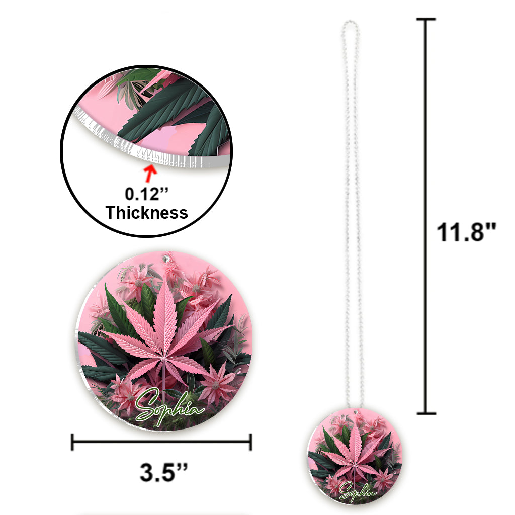 Pink In My Area – Personalisierter Weed-Autoanhänger