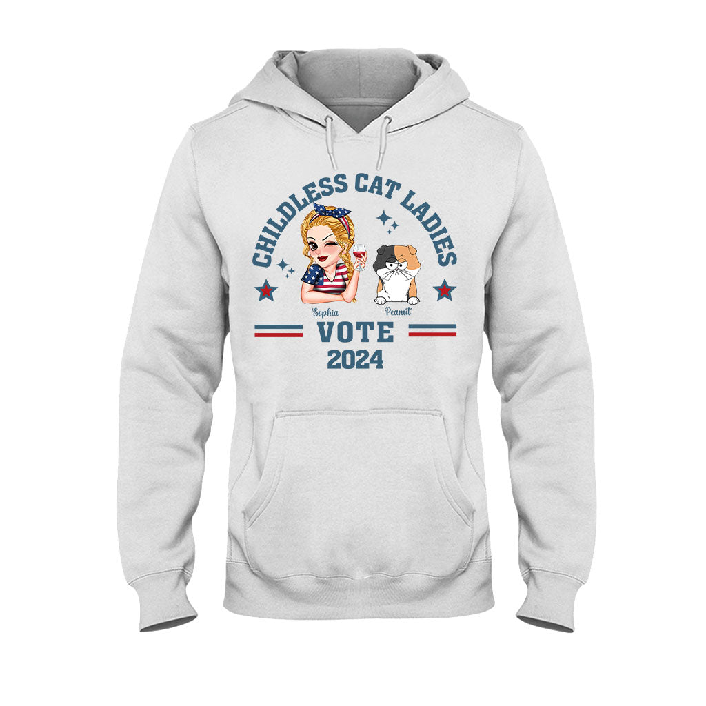 Childless Cat Ladies - Personalized Cat T-shirt And Hoodie