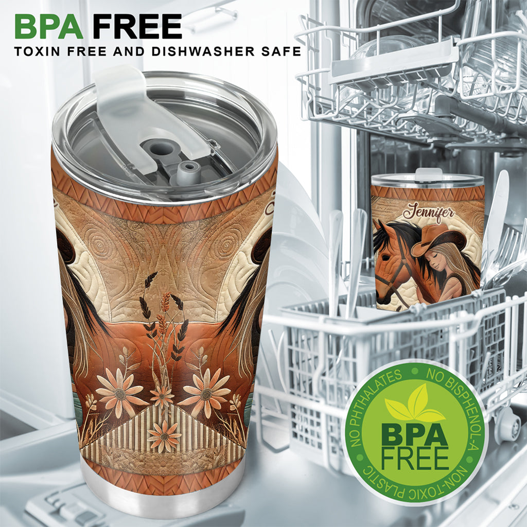 Horse Lovers - Personalized Horse Tumbler