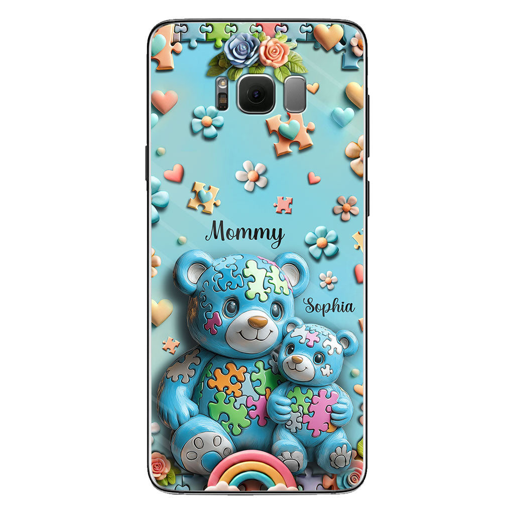 Mama Bear - Personalized Autism Awareness Phone Case