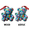 Mama Bear - Autism Awareness Custom Shaped Ornament