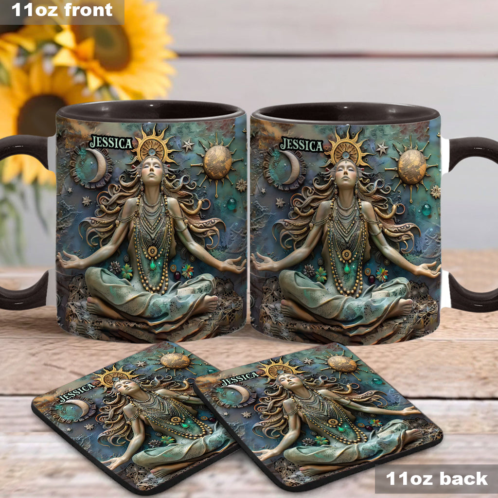Lose Your Mind Find Your Soul - Personalized Yoga Accent Mug