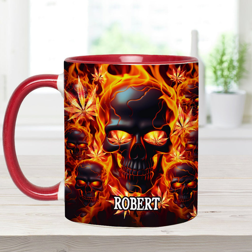 Libérez votre esprit - Mug personnalisé à motif cannabis