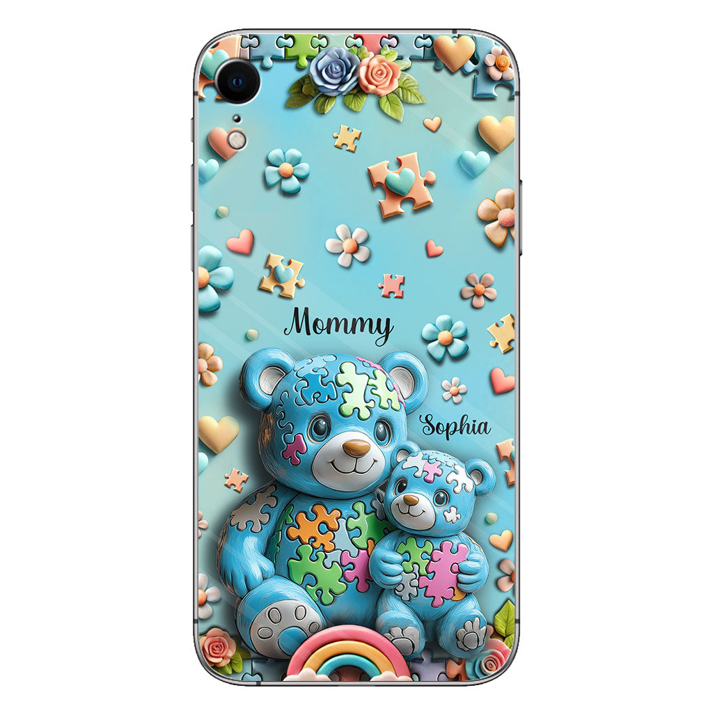 Mama Bear - Personalized Autism Awareness Phone Case