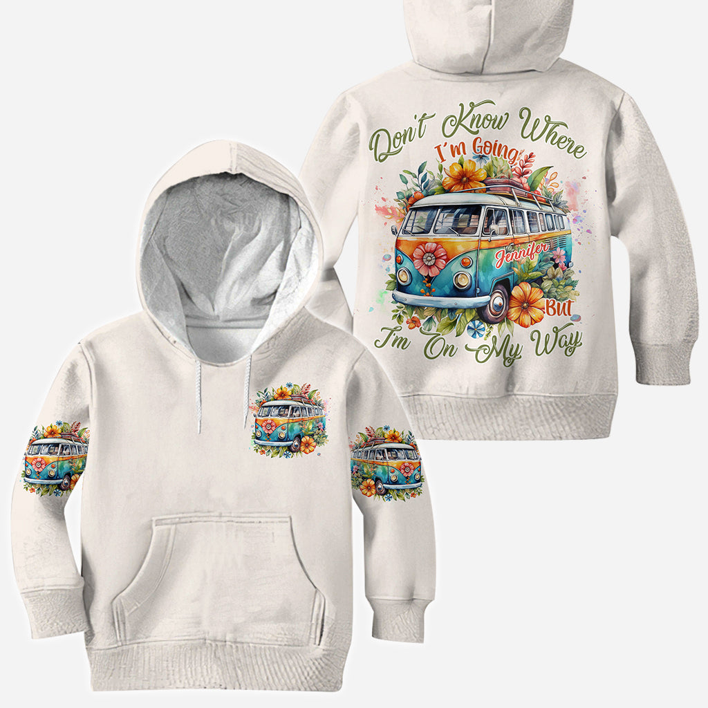 On My Way - Personalized Hippie All Over Shirt