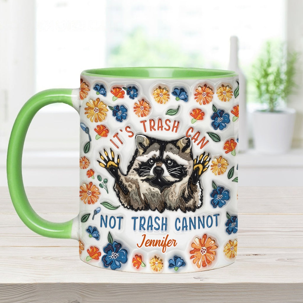 Funny Motivation Raccoon - Personalized Raccoon Accent Mug