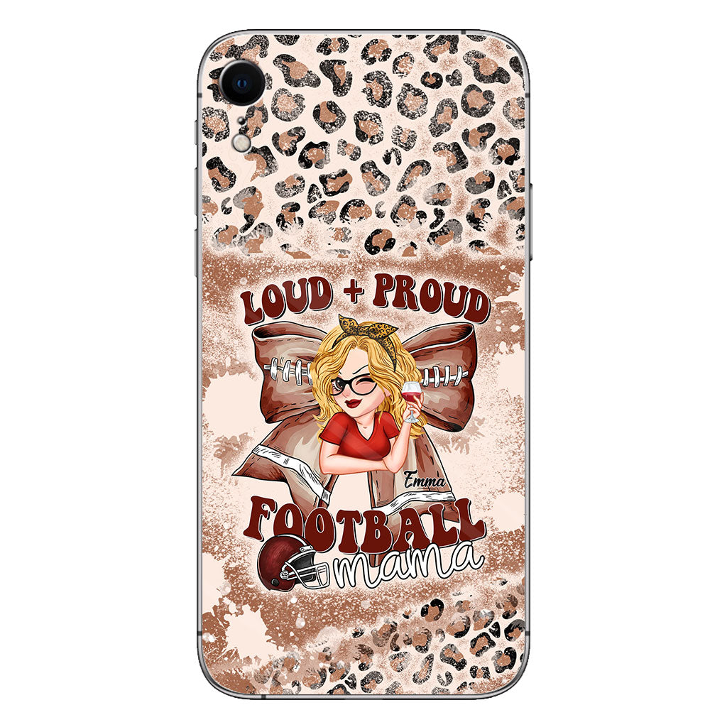 Coque de téléphone transparente personnalisée « Football Loud Proud » (Tous titres)