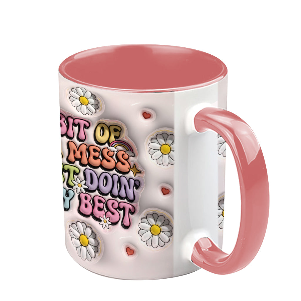 Doing My Best - Personalized Accent Mug