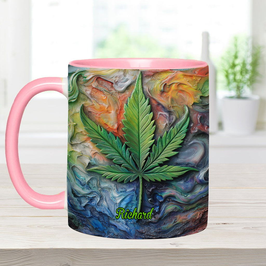 Let's Get Light - Mug personnalisé avec une touche cannabis