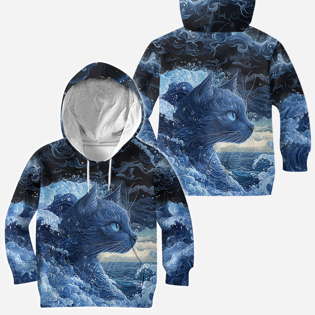 The Blue Cat Wave - Cat All Over Shirt