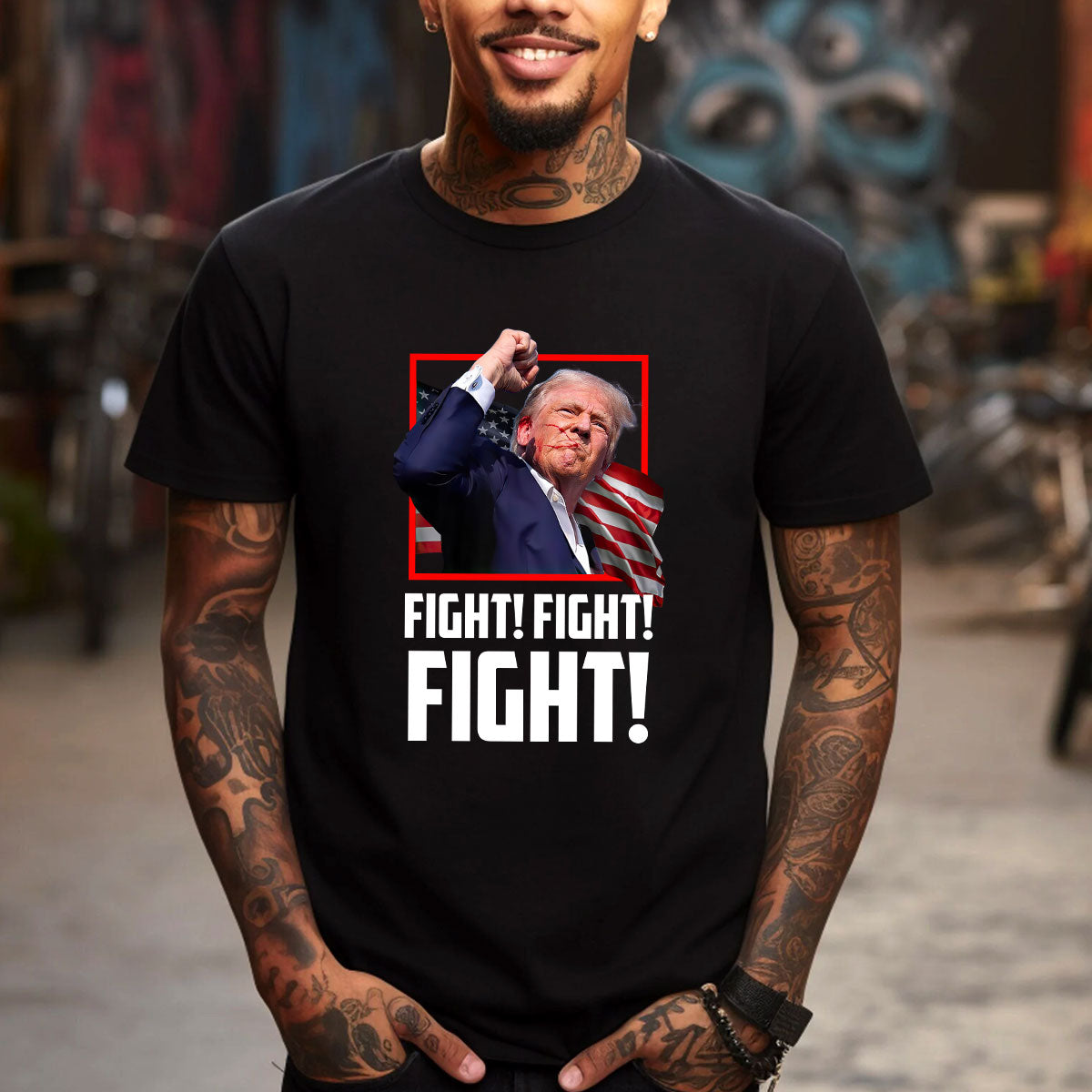 „You Missed“-Shirt, „Fight Fight Fight“-T-Shirt, „2024 Rally“-Shirt & Hoodie