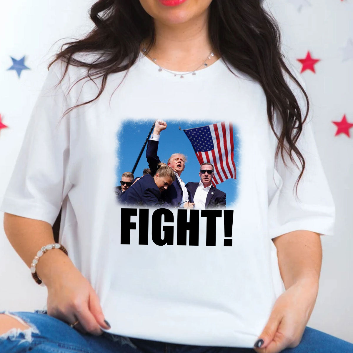 Trump-T-Shirt, Trump-Attentatsversuch-Shirt, Donald-Trump-T-Shirt, Trump-Unterstützer-Shirt, Republikanisches Shirt, Trump-2024-T-Shirt & Hoodie